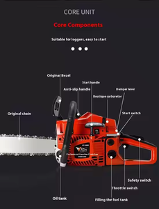 <span class=keywords><strong>Tronçonneuse</strong></span> à essence industrielle et DIY JINYUAN personnalisée de 18 pouces, 40 cm³, 2400 W avec support OEM et garantie de 3 ans pour la coupe du bois - Product Image 6