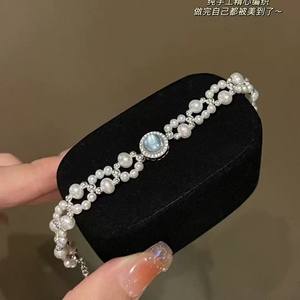 Bracelet en fil de mode en gros avec design en argent pur intégral, nouvelle perle d'eau douce élégante et stylée pour la vente au détail et en gros - Product Image 5