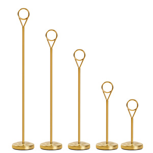 Forniture di Lusso <span class=keywords><strong>per</strong></span> Hotel, Porta-Nome in Metallo Dorato <span class=keywords><strong>per</strong></span> Banchetti Nuziali, Porta-Numero da <span class=keywords><strong>Tavolo</strong></span> in Acciaio Inox con Stampa a 3 Colori <span class=keywords><strong>per</strong></span> Ristoranti - Product Image 5