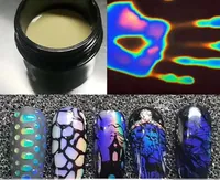 Encre caméléon thermochromique revêtement à base d'eau à cristaux liquides 6 couleurs changeantes