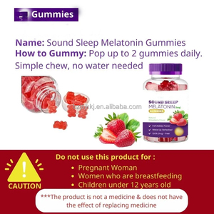 OEM sıcak satış Melatonin Gummies uyku sakızlı ayılar Melatonin sakızlı sağlık takviyesi Vegan - Product Image 4