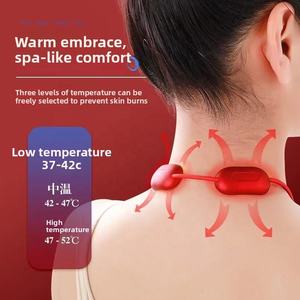 Masseur portable pour le <span class=keywords><strong>cou</strong></span> <span class=keywords><strong>et</strong></span> les épaules avec 3 niveaux <span class=keywords><strong>de</strong></span> chauffage réglables pour le bureau, la maison, la relaxation musculaire - Product Image 2