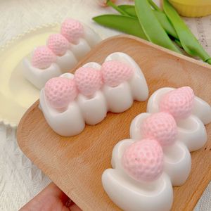 Hot Selling TPR Taba Strawberry Cream Bar Pinch Pressure Release Promotional Gift Decompression <b>Squeeze</b> Squishy Toys for Kids - Product Image 4