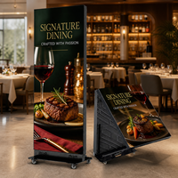 Pantalla LED Publicitaria con Control Remoto WiFi P2 1920x640mm, Publicación en la Nube para Menús de Restaurantes, B2B OEM Comercial