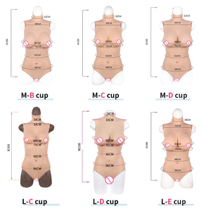 Plaques mammaires en silicone OEM/ODM pour Drag Queens, formes de poitrine artificielles B-G pour travestis, cosplay, sensation réaliste - Product Image 6