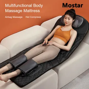 Mostar новый дизайн, массажный матрас для всего тела с вибрационным инфракрасным тепловым нефритовым камнем V3, Массажная кровать