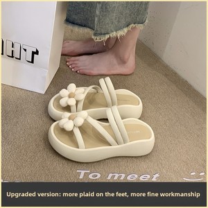 Nuevas zapatillas de diseñador para mujer, envío rápido, <span class=keywords><strong>sandalias</strong></span> para mujer, <span class=keywords><strong>sandalias</strong></span> antideslizantes para baño de fondo grueso para el hogar, moda para mujer - Product Image 5