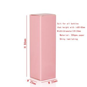 Boîtes en papier kraft personnalisables pour tubes de rouge à lèvres brillant à lèvres Emballage cosmétique élégant Lamination mate Bronzage Vente en gros au détail - Product Image 6