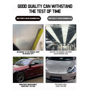 Pellicola Adesiva Decorativa per Carrozzeria Auto, Blu Zaffiro Metallizzato Lucido in PET, per <span class=keywords><strong>Wrapping</strong></span> Auto e Cambio <span class=keywords><strong>Colore</strong></span> - Product Image 5