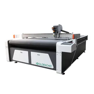 car interior PU cnc oscillating knife Cutting Machine with Digital Leather Cutting System