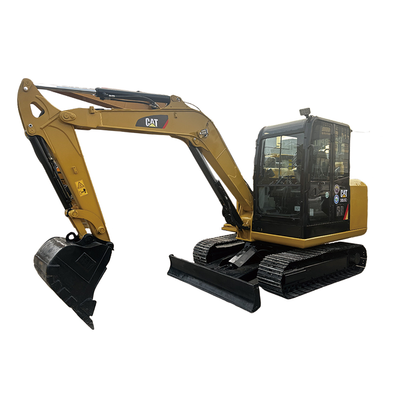 5 Ton Caterpillar CAT Crawler Excavator 305.5E2 Mini Excavator Towable Backhoe