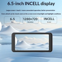 Écran intelligent portable pour voiture de 6,5 pouces avec CarPlay, Android Auto, mise en miroir sans fil, WiFi, Bluetooth, MP5, navigation automobile, écran tactile 2.5D