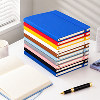 Carnets de bureau en stock, résistants à l'usure, papier épais, couverture rigide en cuir PU, portables, haute qualité, couleur personnalisable