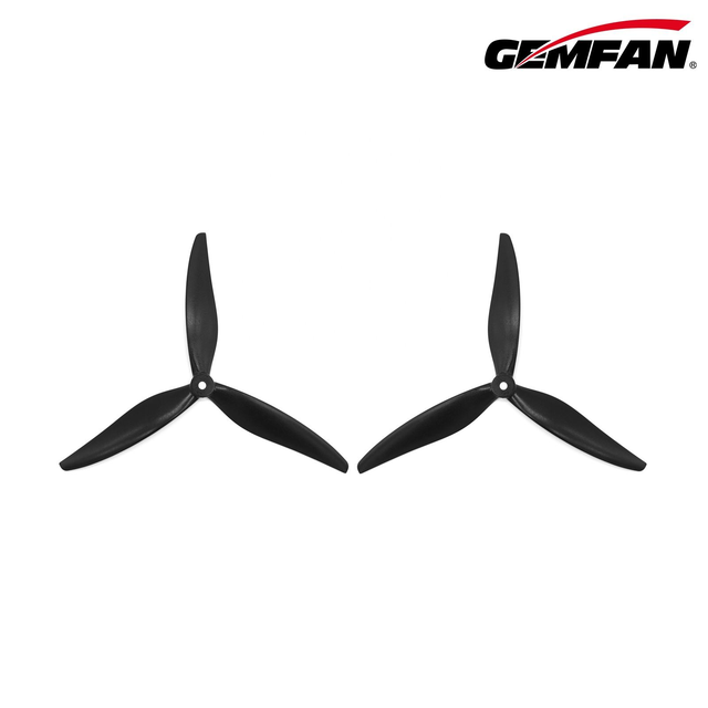 Gemfan 8040-3 FPV Propeller 3-Blade Glass Fiber Nylon 2 Pairs 2CW 2CCW Replacement Props for RC Racing Drone