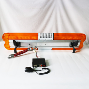 Nuova Barra Luminosa Rotante a LED Ambra per Auto, Lampeggiante di Emergenza, con Allarme Sonoro, 12V DC, 108W, Biaochi - Product Image 6