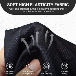 1 adet süblimasyon baskı korku kafatası başlık Balaclava kostüm korku cadılar bayramı Cosyplay dekorasyon tam yüz parti maskesi - Product Image 4