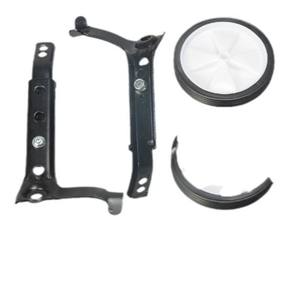 Ruedas de entrenamiento para bicicletas de 16 pulgadas con llanta de acero, ruedas blancas con soporte de montaje y tornillos para bicicleta de equilibrio para niños - Product Image 4