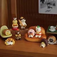 Figurine de chat japonais en résine décorative, style 'Food Play Doll' et 'Tide Play', pour café et pâtisserie, artisanat DIY, modèle 47