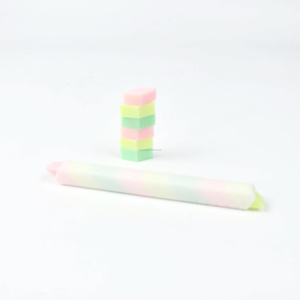 Ensemble de gommes douces recyclées aux couleurs pastel, style stylo mignon <span class=keywords><strong>Kawaii</strong></span> avec recharge pour le <span class=keywords><strong>dessin</strong></span> et l'écriture des enfants - Product Image 2