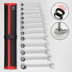 Factory Wholesale Hand Tools 12 Piece <b>Ratchet</b> <b>Wrench</b> <b>Set</b> Labor Saving Repair Quick <b>Ratchet</b> - Product Image 1