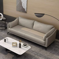 Ensemble de canapés de bureau modernes Liyu en cuir PU, canapé sectionnel à deux places inclinable pour la maison, le bureau, la chambre à coucher, le salon