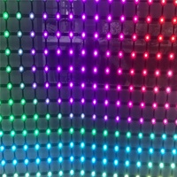 Écran LED en maille souple P100, rideau LED, écran LED en maille, lumière de rideau LED