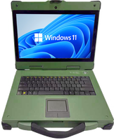 Computadora Industrial Portátil de 14 Pulgadas con Pantalla LCD LED, Unidad de Disco Duro, Resolución de 1920 x 1080, CPU I3/I5/I7, Resistente para Uso Comercial