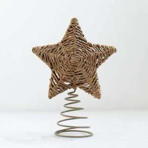 Juego de 3 estrellas navideñas con logotipo personalizado, Estrella colgante de Metal de alta calidad para artículos de fiesta en casa, tamaño personalizado - Product Image 2