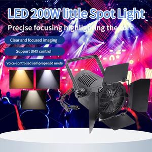 อุปกรณ์เวทีสำหรับสตูดิโอโทรทัศน์ ไฟ LED 200W E27 ไฟสปอตไลท์สำหรับผู้ชม ควบคุมด้วย DMX512 แสงขาวโทนเย็นและโทนอุ่น เอฟเฟกต์ 3000K-3200K - Product Image 3