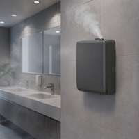 Diffuseur d'huiles essentielles sans fil auto-adhésif blanc pour élimination des odeurs, mural, nébulisant, pour hôtels et foyers