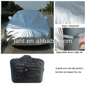 Aluminum Sunshade Waterproof Windproof Car Body Cover Full Car Cover