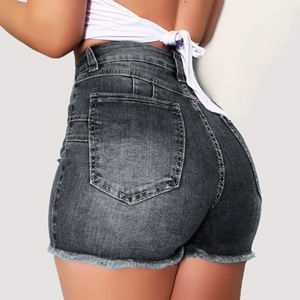 Shorts <span class=keywords><strong>Vaqueros</strong></span> <span class=keywords><strong>Rotos</strong></span> para <span class=keywords><strong>Mujer</strong></span> TONGYANG, Shorts de Mezclilla Desgastados, Cintura Alta, Ajustados, Duraderos, para Verano - Product Image 2