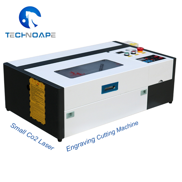 Multifunctional Portable Small 3020 2030 Co2 Laser Engraving Machine 50w Rubber Stamp Making Machine