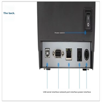 Imprimante d'étiquettes à code-barres thermique Gprinter GP-3150TIN 203dpi USB LAN Série 25-80mm Papier 2-5 pouces/s Argent Léopard Garantie 1 an