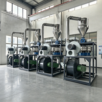 Machine de broyage de plastique, broyeur de plastique, pulvérisateur de poudre de plastique pour déchets plastiques PP PE PVC et bois en copeaux et granulés
