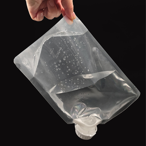 Nhà Máy Tùy Chỉnh 2L 750Ml Xách Tay Có Thể Gập Lại Nước <span class=keywords><strong>Pouch</strong></span> Trong Suốt Đứng lên Vòi Uống Túi - Product Image 5