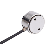Transductor de Fuerza de Compresión de Acero Inoxidable con Montaje M4, Celda de Carga de 0.1kN, 0.2kN, 0.5kN, 1kN, 2kN, Transductor de Tensión de Columna FIBOS