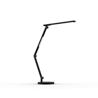 Lampe de bureau LED à bras articulé, intensité réglable, lumière de lecture, commande tactile, 3 températures de couleur, sans scintillement, pour la maison et le bureau