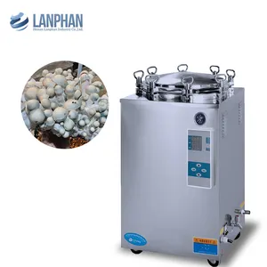 Cogumelo vertical classe n vácuo autoclave pressurizada a vapor esterilizador 35L 75 litros 150 500 litros