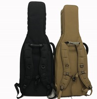 Multiple Double Guitar Case Shaped Tactical Bag Waterproof Bag Hunting Hiking Camping Backpack