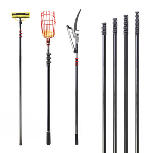 Lightweight High Strength <strong>Carbon</strong> Fiber Telescopic Poler <strong>Extendable</strong> Tubes 40ft 50ft 60ft 70ft <strong>Carbon</strong> Fiber Telescopic Pole - Product Image 2