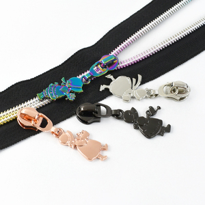 Meetee ZT959 5 #   Tiroir de fermeture éclair en nylon, accessoires pour sacs, accessoires pour vêtements, personnages de dessins animés, tirette personnalisée pour fermeture éclair - Product Image 4