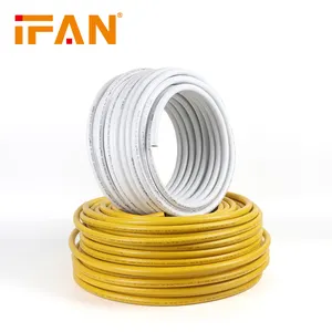 Ifan Groothandel Aluminium Plastic Buis Geel Witte Kleur 12-26Mm Pex Al Pex Pijp