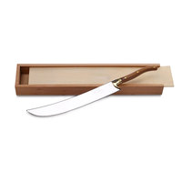Sabre à champagne avec manche en bois et coffret cadeau en bois, ouvre-bouteille à champagne, couteau à vin mousseux, couteau à champagne