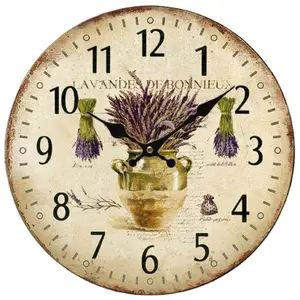 Декоративные Безрамные настенные часы «сделай сам», круглые Настенные часы из МДФ