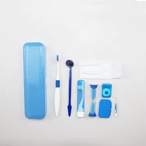 Kit de Cuidado Dental Ortodóntico de 8 Piezas, Set de Cuidado del Paciente, Cepillo de Dientes de Plástico, Suministros de <span class=keywords><strong>Limpieza</strong></span>, Productos de Higiene Bucal Multiusos - Product Image 2