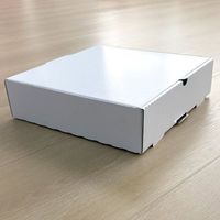 Boîtes à pizza en carton ondulé personnalisées en gros, 12, 16, 18 pouces, en papier kraft, matériaux recyclés, jetables, imperméables, impression de logo, prix bas