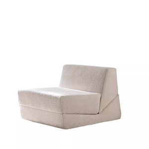 Vacuum Compressed Single <b>Sofa</b> Chair <b>Small</b> Apartment Hotel Fabric Leisure Lazy Armchair For Homestay - Product Image 1