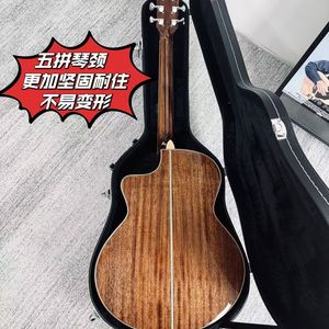 Violão Acústico Cutaway Artesanal de <span class=keywords><strong>40</strong></span> Polegadas de Alta Qualidade em Madeira Maciça com Acabamento em Sapele e Braço em Mogno - Product Image 5