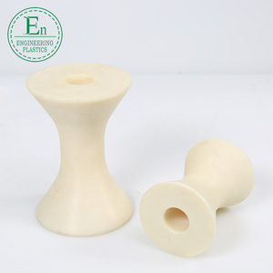 OEM High Quality Nylon <strong>Pulley</strong> Chinese Manufacturer Factory High Durability Tensile Strength CNC Machining Parts Plastic <strong>Pulley</strong> - Product Image 4